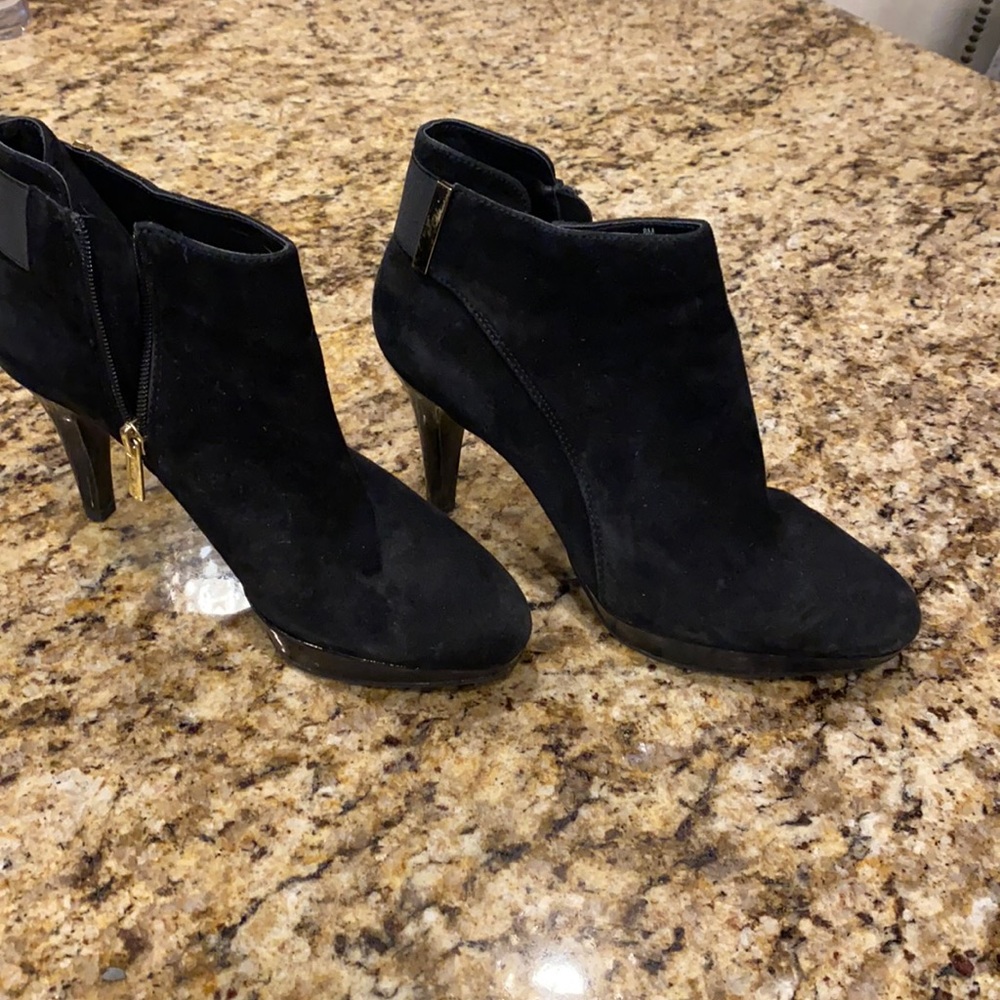 Black ankle boots